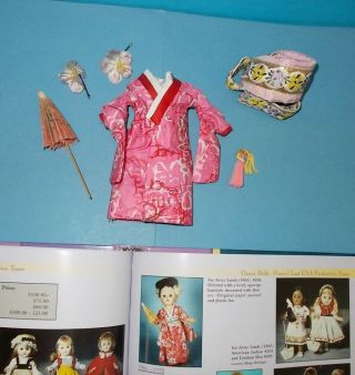 Vintage 8 " Vogue Ginny Doll Oriental Outfit From Far - Away Lands 1959 - 1965