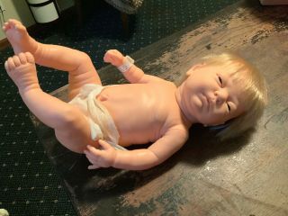 Berjusa Vintage Doll Anatomically Correct Baby Boy