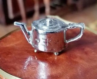 Eugene Kupjack Dollhouse Miniatures Sterling Silver Small Tea Pot