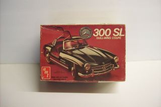 Vintage Amt Mercedes 300sl Gull - Wing Coupe,  Builder,  Looks Complete,  1/25 1970 