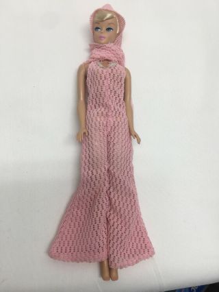 Vintage Barbie Doll Clone Bild Lilli Maddie Mod Premier Babs? Jumpsuit & Hat