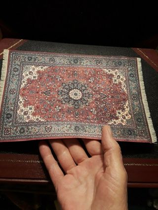 One Dollhouse Size Oriental Style Rug By Macdoc 1:12 Scale 10 1/4 " X 6 1/4 "