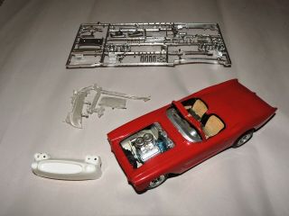 Vintage Amt 1962 Chevrolet Corvette Built Up Model Kit & Parts S - 922