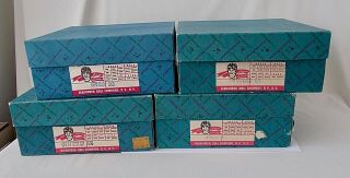 4 Vintage Madame Alexander Dolls In Boxes: Italy,  Great Britain,  Germany,  Swiss