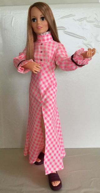Vintage Ideal 1972 Harmony 21” Doll All Outfit In