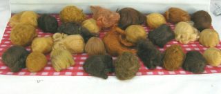 28 Vintage Barbie Doll Size Wigs - Mostly Mattel Brand - Doll - All Conditions