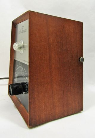 Vintage Wooden Seth Thomas Electronic Metrodome Great