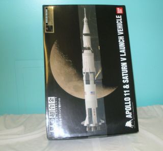 Bandai OTONA NO CHOGOKIN Apollo 11 & Saturn V Launch Vehicle Model Set,  NIB 5