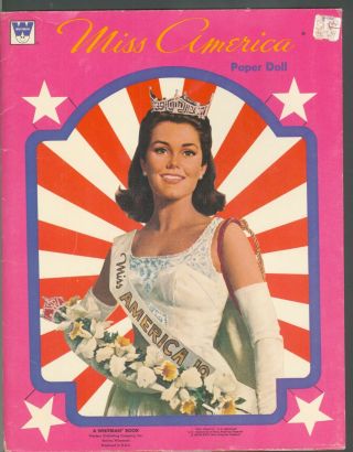 Vintage Paper Dolls Miss America 1970s Whitman
