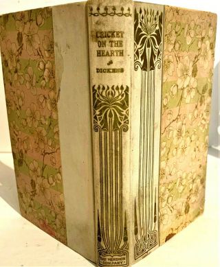 Antique Victorian Binding Edition Of The Cricket On The Hearth Dickens