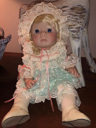 Lee Middleton Green " Little Angel " Vintage Baby Doll