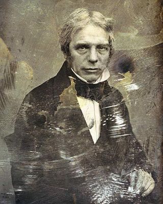 Daguerreotype Portrait Of Michael Faraday 8x10 Silver Halide Photo Print