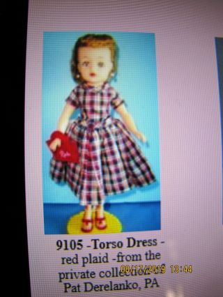 Vintage Ideal Little Miss Revlon Torso Dress - Tagged and Pristine 8