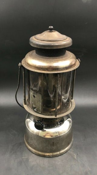 Rare Antique Early Coleman QUICK LITE Kerosene Lantern W/Original Mica Globe 3