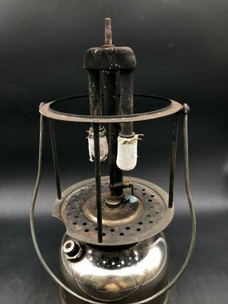 Rare Antique Early Coleman QUICK LITE Kerosene Lantern W/Original Mica Globe 6