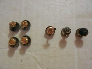 18th Century Designed Cuff Link Buttons Va Estate 5 Grams 14k Gold