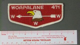 Boy Scout Oa 471 Woapalanne Flap 4752hh