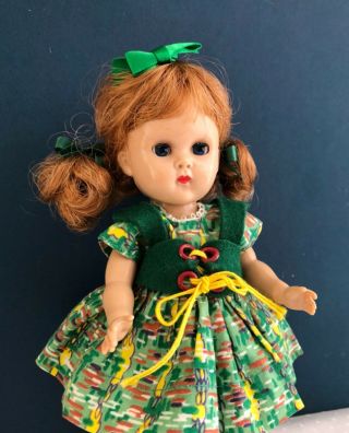 Vintage Vogue Slw Ginny Doll In Her Medford Tagged Dress