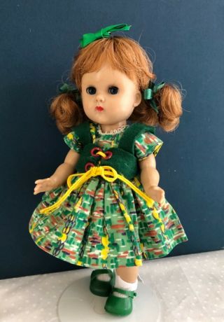 Vintage Vogue SLW Ginny Doll in her Medford Tagged Dress 4