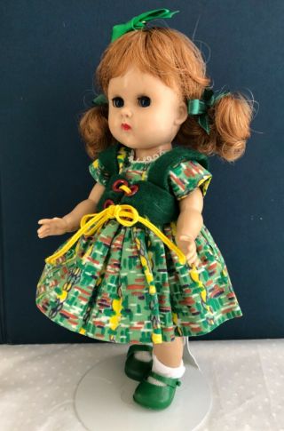 Vintage Vogue SLW Ginny Doll in her Medford Tagged Dress 6