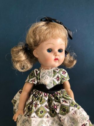 Vintage Vogue Ginny Doll In Her Tagged Dress From The 50’s