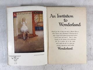 Alice In Wonderland by Lewis Carroll / Gwynedd Hudson Illustrations Antique Book 6