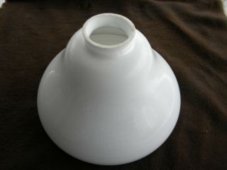 An Thin Antique White Milk Glass Lamp Shade