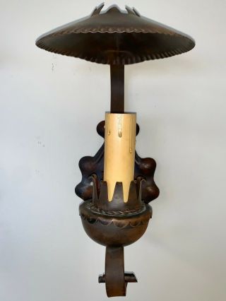 Antique Sconce Light Spanish Revival Gothic Mission Tuscan Monterey / 3 Avail.