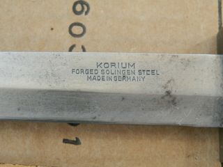Vintage Korium Forged Solingen Steel Germany Knife/Dagger & Sheath Estate Find 6