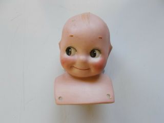 Vtg Winged Cupie Doll Head Marked Made In Germany 8?208/4 Bisque Rose Oneill?