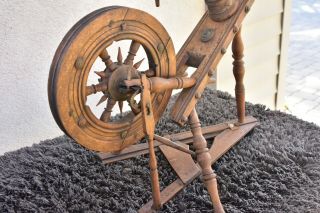 Antique Spinning Wheel,  19th Century