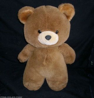 12 " Vintage 1986 Applause Timothy Teddy Bear Brown Tan Stuffed Animal Plush Toy