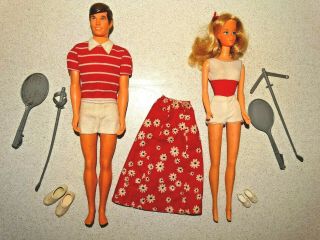 Barbie: Vintage 1974 Moving Barbie & Ken Dolls