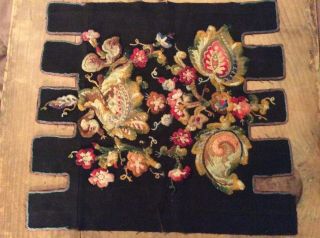 Victorian ? Embroidered Fabric Piece