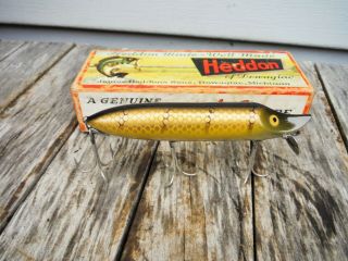 Vintage Heddon Vamp Spook Fishing Lure With Box Nr