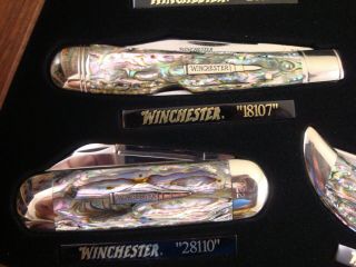 Winchester USA Cartridge Series Knife Set 0f 12 Abalone Pearl 022 of 200 5