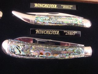 Winchester USA Cartridge Series Knife Set 0f 12 Abalone Pearl 022 of 200 7