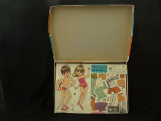 Vintage " The Mods - Paper Dolls " By Milton Bradley,  " Vintage Nib "