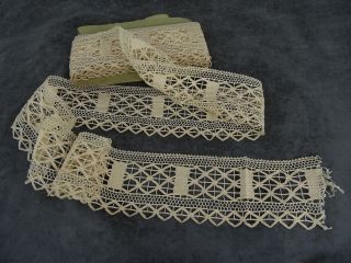 228 Ins - Antique French Hand Made Bobbin Lace