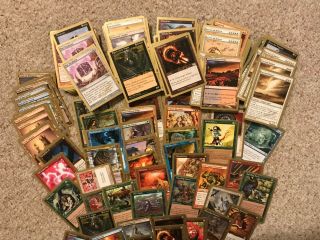 500 Magic The Gathering World Championship Deck Cards Gold Bordered Pictured
