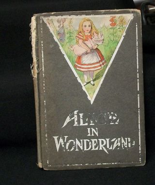 Antique Alice In Wonderland Hard Cover Book Lewis Carroll 1908