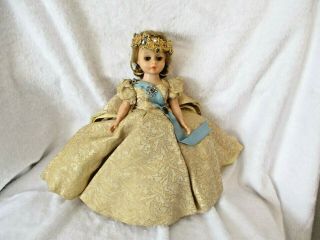 Vintage Madame Alexander Cissette Queen Doll 1950 All