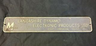 Fantastic Lancashire Dynamo Electronic Products Ltd Advertising Sign (d8)