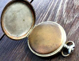 ✩ Antique JUNGHANS Germany old pocket watch CASE 5