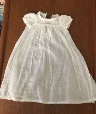 Vtg Tiny Tears Doll Christening Gown,  Jacket And Hat 3