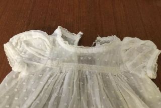 Vtg Tiny Tears Doll Christening Gown,  Jacket And Hat 4