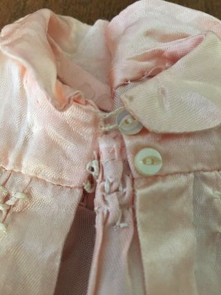 Vtg Tiny Tears Doll Christening Gown,  Jacket And Hat 8