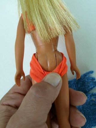 Vtg Mod Sun Set Sunset Malibu Skipper 1069 Barbie Doll Swimsuit Towel Sunglasses 7