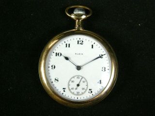 Elgin Pocket Watch - 16 Size Grade 291 - 7 Jewels C.  1921
