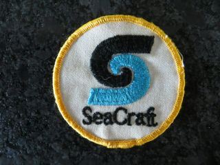 Vintage Fishing Patch - Sea Craft Boats - 3 Inch